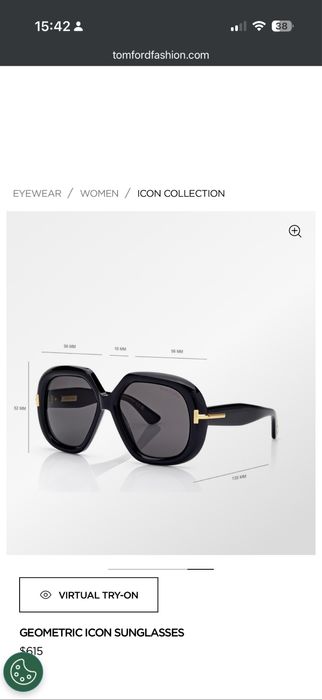 Tom Ford 1278 ICON Collection