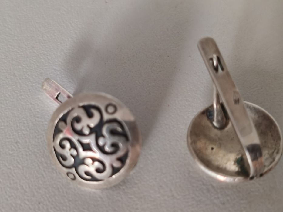Серебро. 925 пр. Кольцо и серьги. Набор.