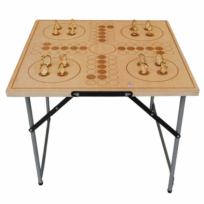 2в1- Маса с игра "Не се сърди човече"