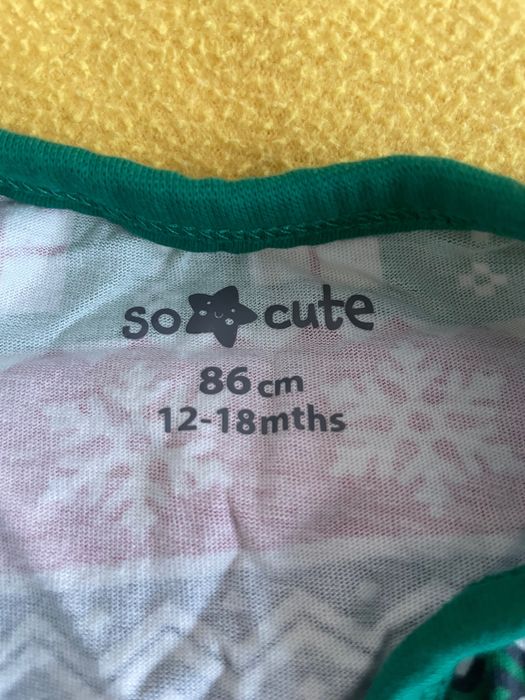 Бебешки коледни гащеризончета 12-18 месеца