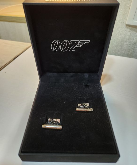 Оригинал Запонки-пули T Dupont James Bond 007 "