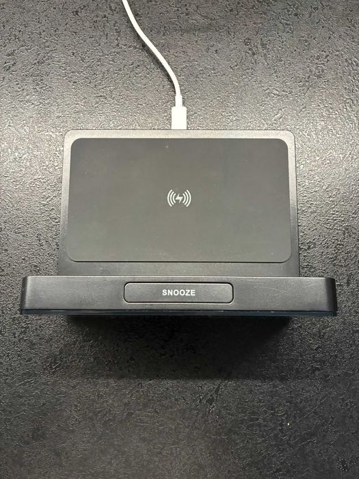 AURIOL Ceas deșteptător digital, cu funcție de încărcare fără fir