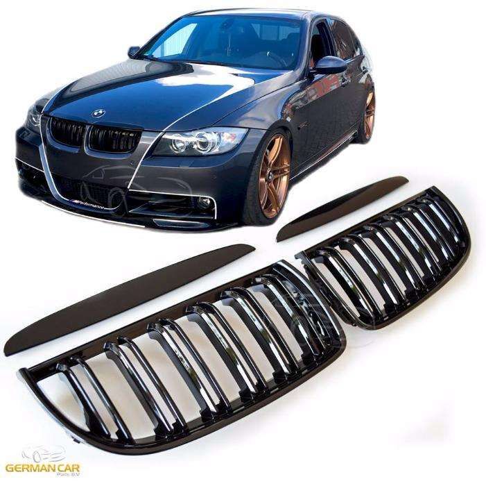 Grile Centrale BMW E90 Pre-LCI Seria 3(2005-2009)M-Design Negru Lucios