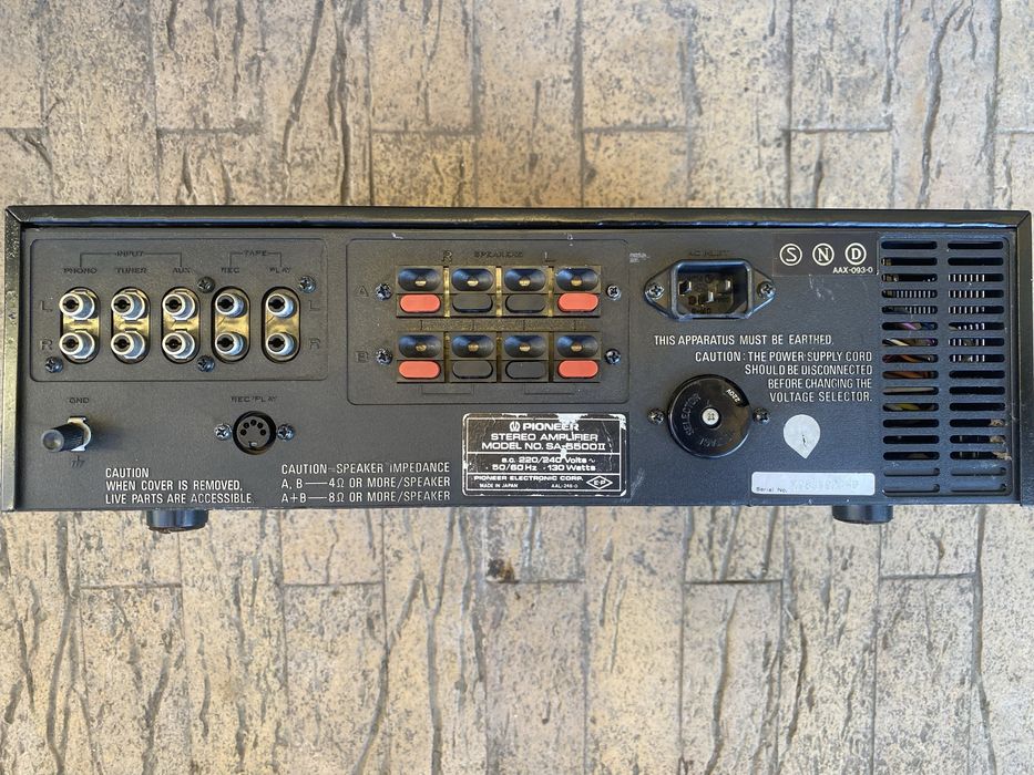 Pioneer SA-5500 II ( linie / instrumente )