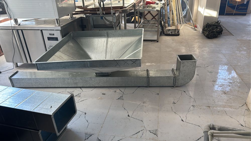 Вентиляция воздуховод цех