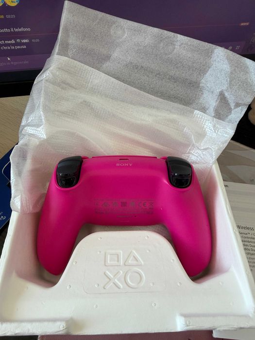 Controller Wireless PlayStation 5 DualSense V2, Cosmic Red