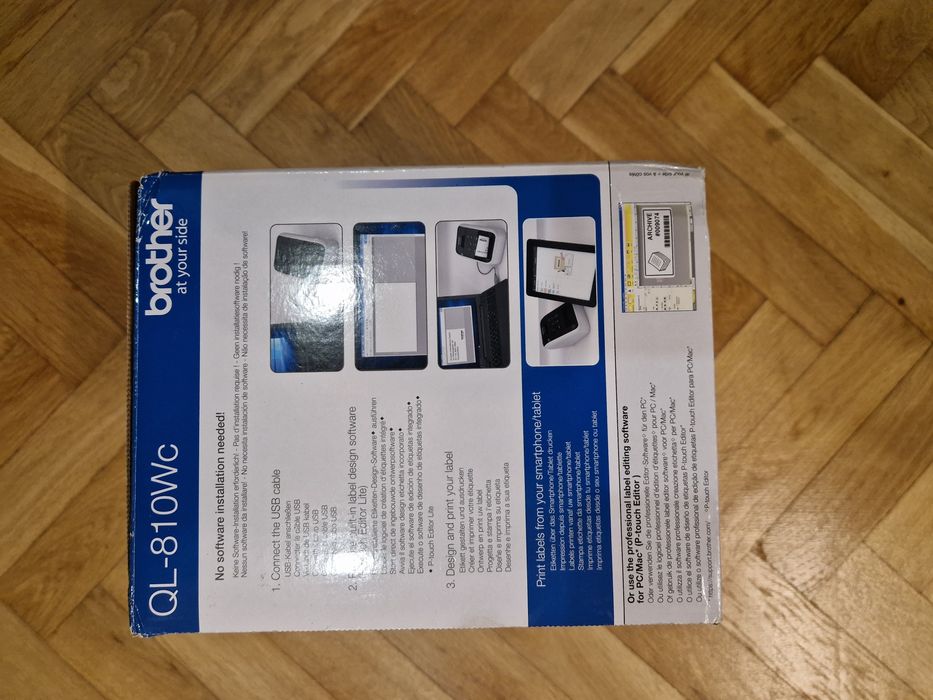 Imprimantă etichete termică Brother QL-810Wc | Wi-Fi, AirPrint