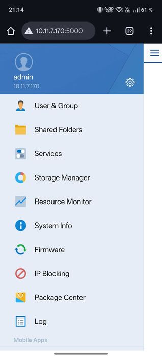 Nas synology ds216se