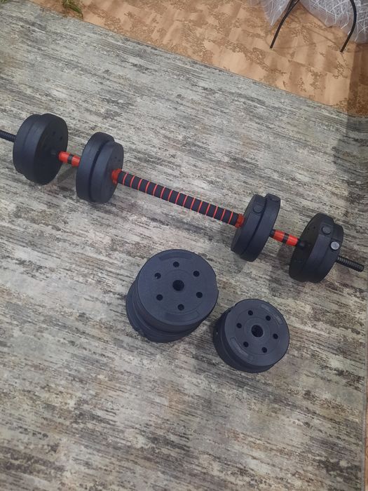 Продам штангу и гантели