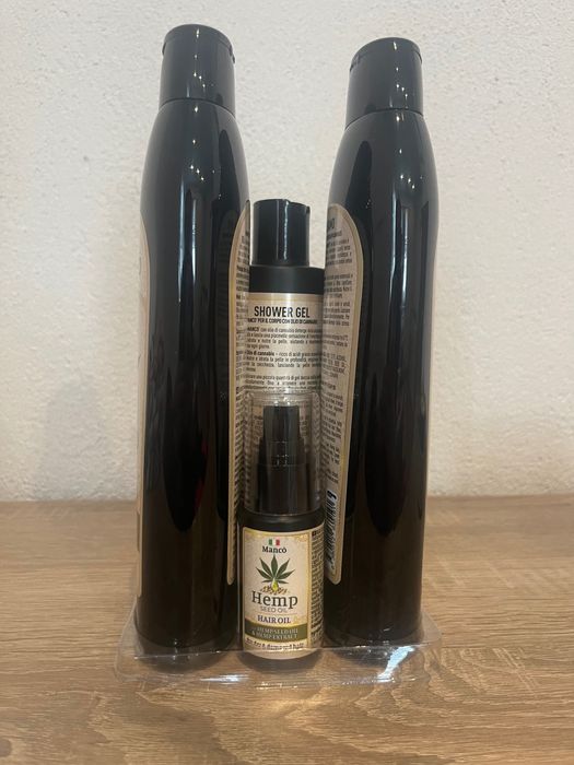 Manco Hemp Seed Oil комплект-натурална грижа за коса и кожа.