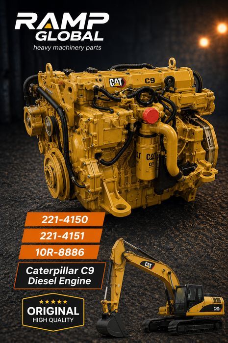 Двигатель Caterpillar C9 в сборе