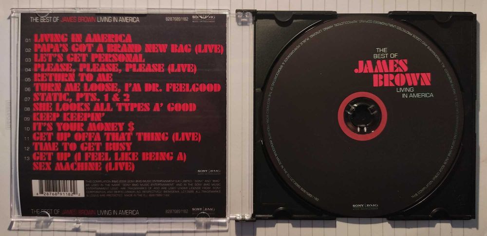 Неофициални дискове James Brown - нови 6 лв броя