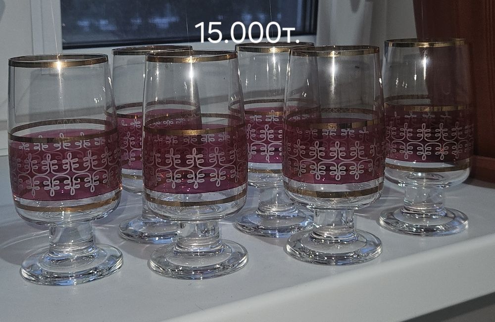 Фужеры,рюмки,бокалы хрусталь
