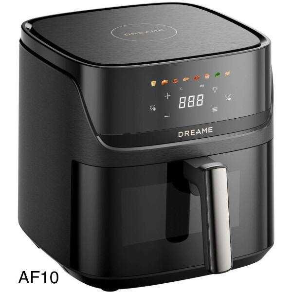 Аэрогриль Dreame AF10 (Pro) черный, с двойным теном, 7.6 литров (DZ30)