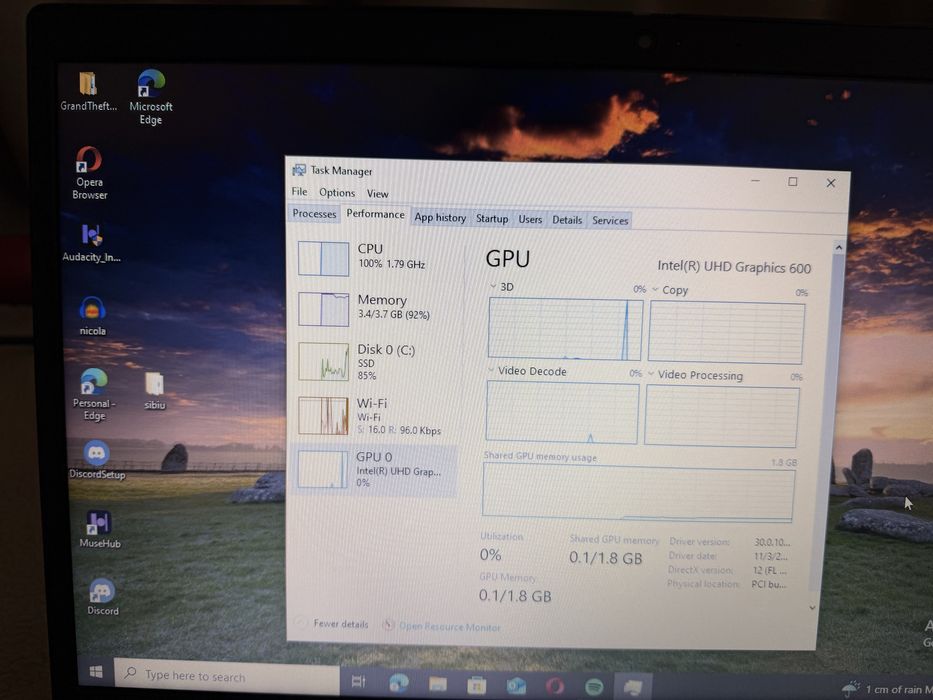 Vand laptop lenovo