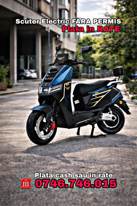 ‼️ Scuter Electric nou ‼️ FARA PERMIS ‼️ IN RATE ‼️Livrare Gratuita