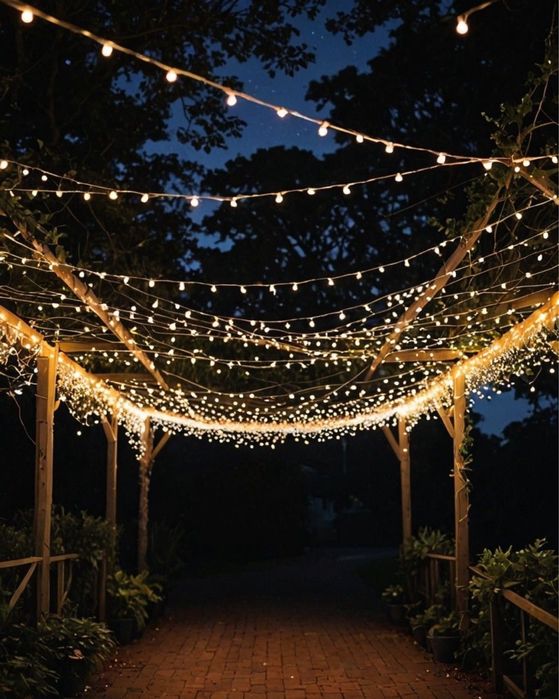 Новогодние уличные гирлянды оптовые цены