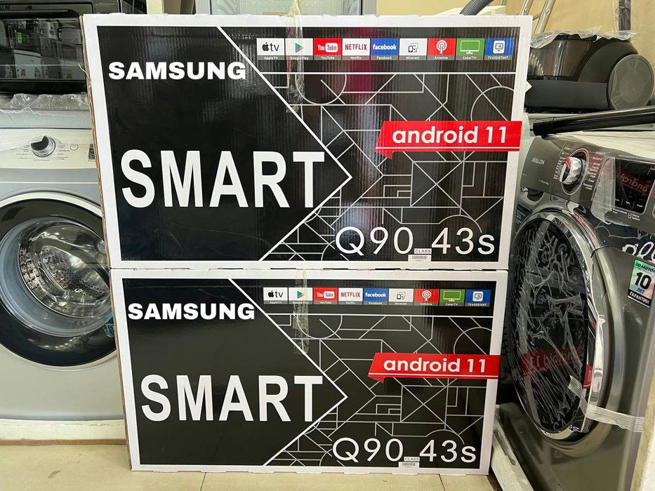 Телевизор SAMSUNG™ QRiSTAL AndroiD14 +GOLOS Smart FULL 45~32~40~55~65