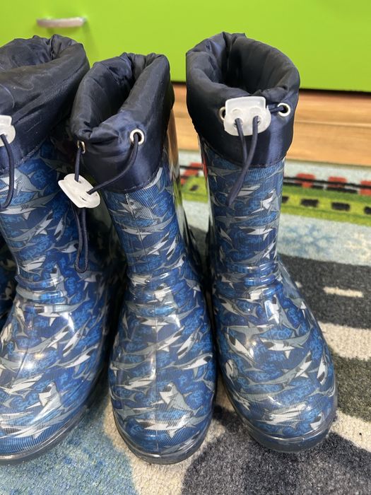 Зимни гумени ботуши 30-31 и 34-35