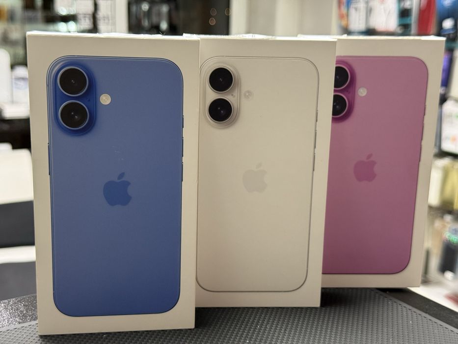 Apple iPhone 16,Pink,128GB *ЧистоНов*3г Гаранция*
