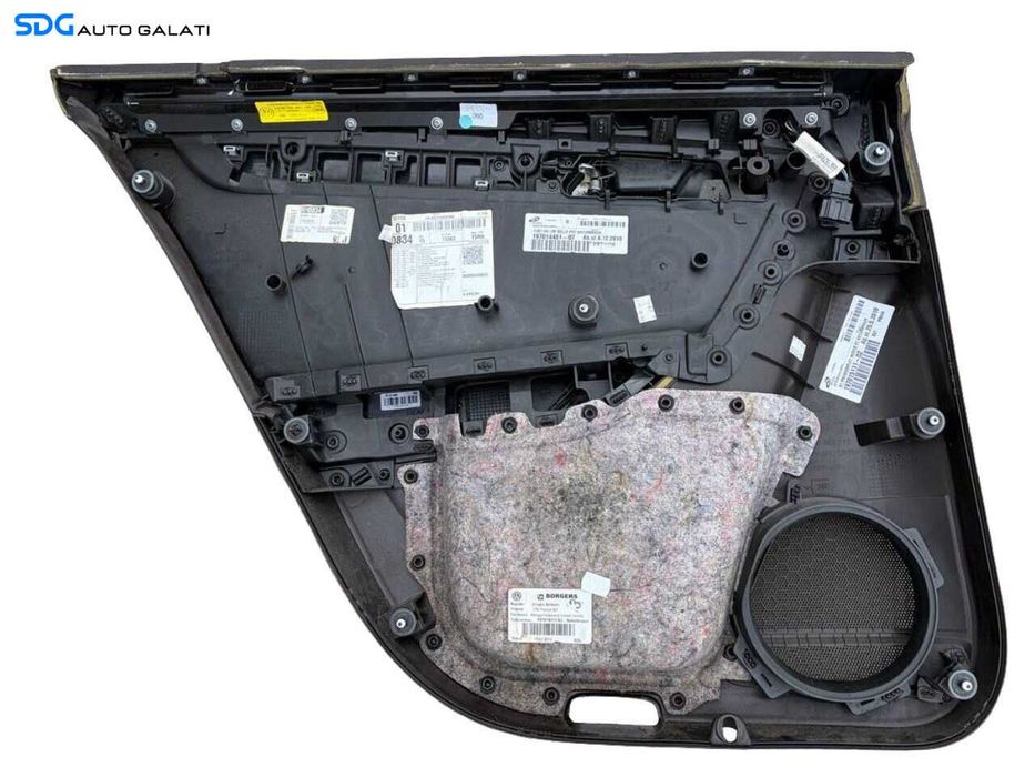 Panou Tapiterie Fata de Usa Interioara Dreapta Spate cu Perdeluta Volkswagen Passat B7 Berlina Sedan 2010 - 2015 Cod 3AE867212DM 3AE867212 [K9674]
