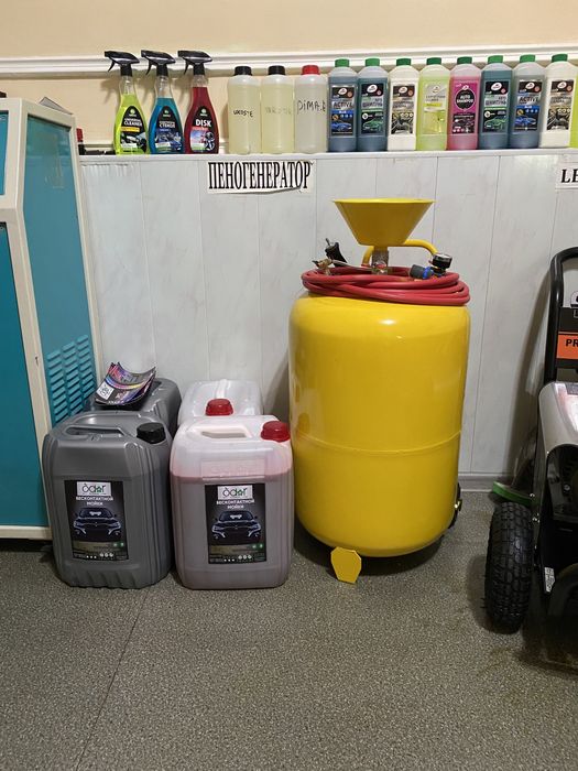 Shampun beskontaktniyniy бесконтактный шампун Omax, Karcher, Карчер