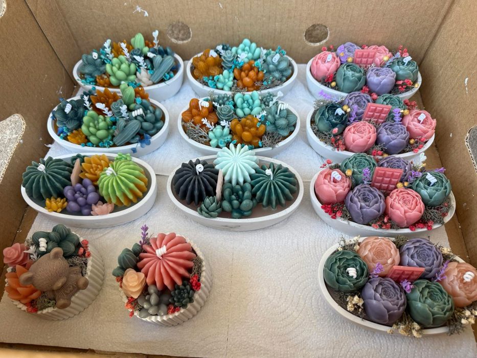 Aranjamente din lumanari parfumate