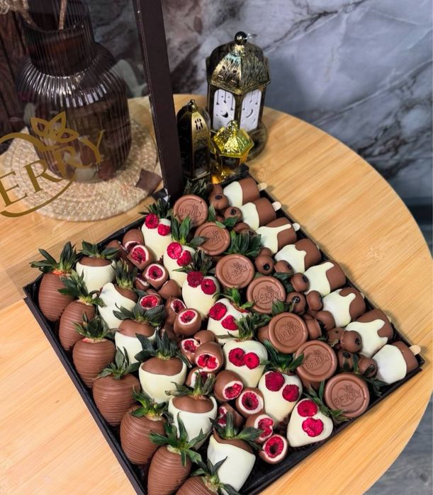 Клубника в шоколаде Qulupnayli shokolad