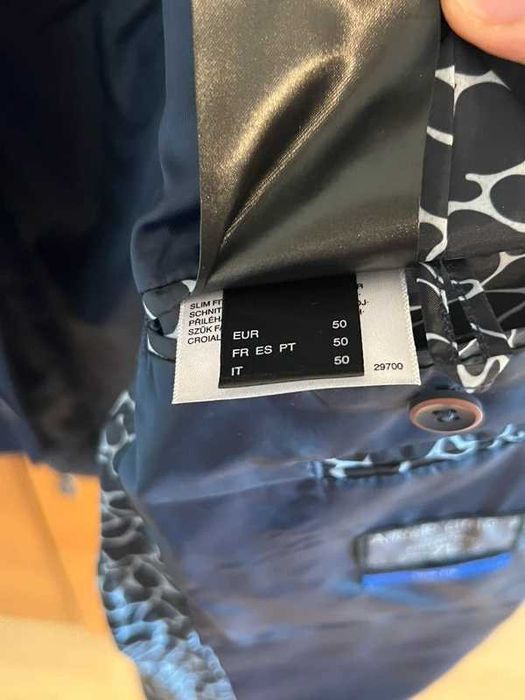 Sacou barbati bleumarin nou