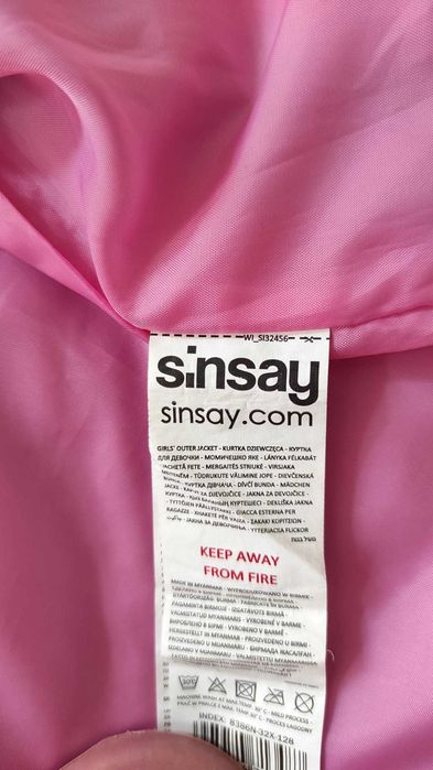 Geaca primavara copii -pt ploaie si vant - SINSAY, 128 cm