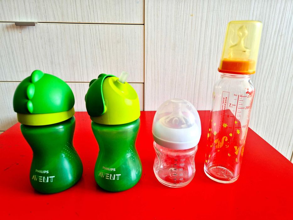 Шишета биберон за бебе Chicco, Nuk, Pflips Avent