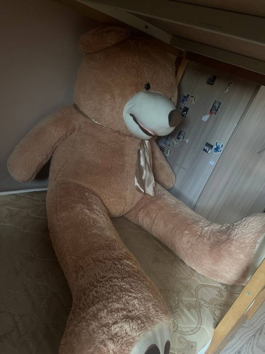 Большой плюшевый медведь