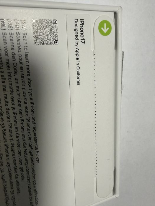 Iphone 17 256 gb.Неразпечатан- син цвят