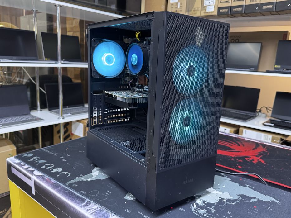 Б/у системный блок/i5-7400/GTX1050Ti/8GB/SSD128GB/HDD1TB