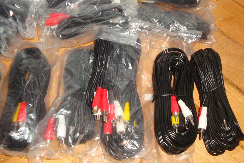 cablu RCA cabluri 3x RCA - 3x RCA audio video 5m / 10m / jack 1.5m
