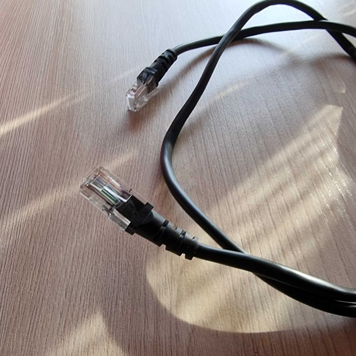Cablu de retea de internet - RJ 45 - negru de 100cm