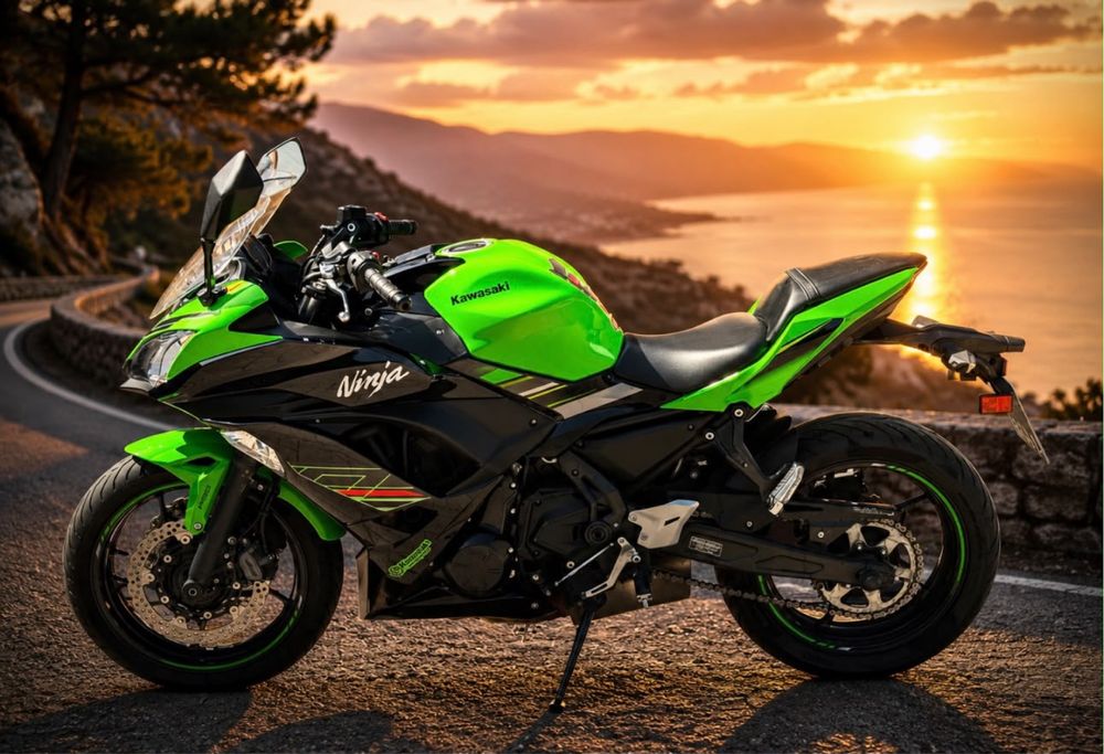 Kawasaki Ninja 650 A2 2019-ABS-5.500 KM -Stare NOUA -Totul NOU