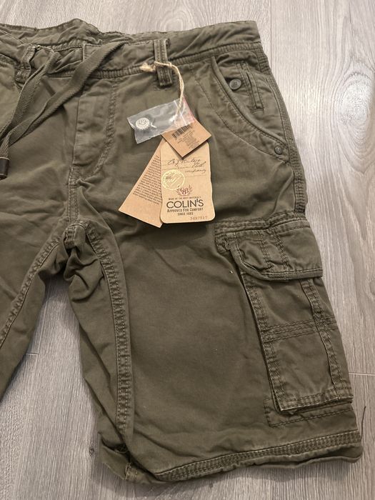 Pantalon bǎrbǎtesc Collins scurt, kaki