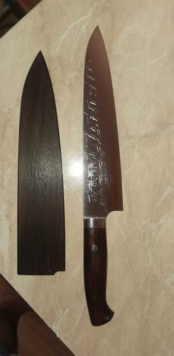 Cutit Japonez Gyuto Takeshi Saji SRS13 240mm si Saya
