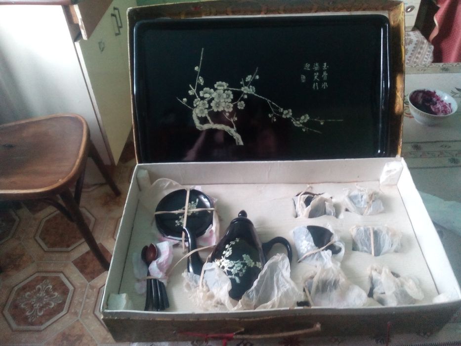 Продам деревянный набор привезённый из Китая в середине 90х годов