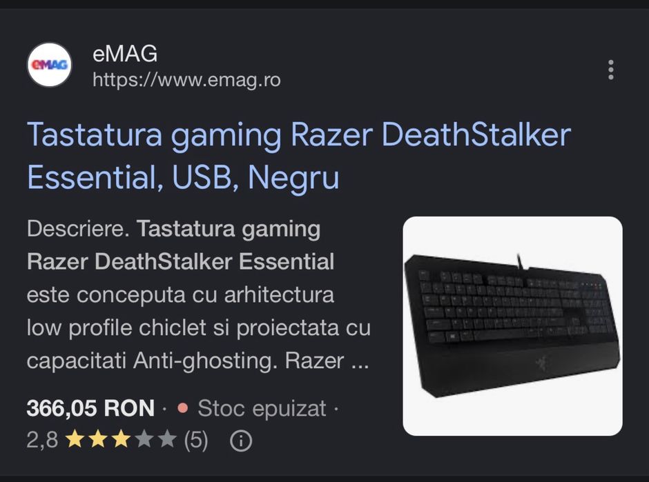 Tastatura gaming