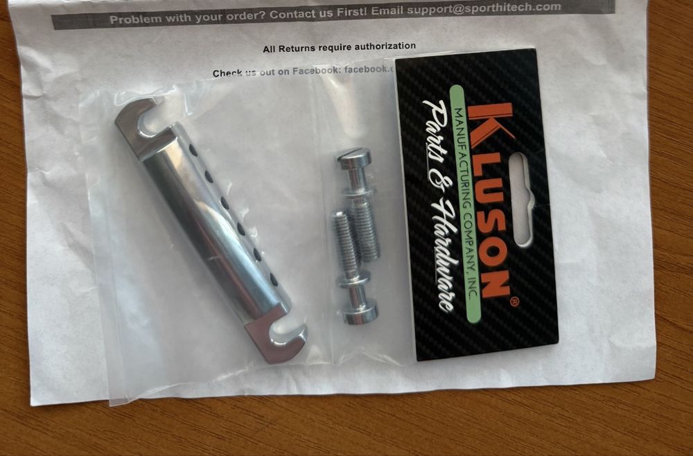 Vand Kluson USA Stop Tailpiece Lightweight Aluminium