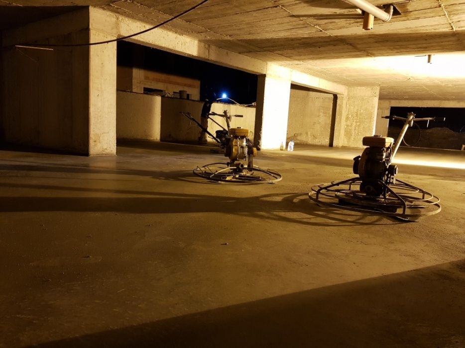 Betoane elicopterizate, Turnari si finisari betoane