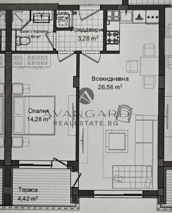 Продава се Двустаен апартамент в Пловдив, Кършияка - 72 кв.м за 714 €/кв.м - Снимка #10