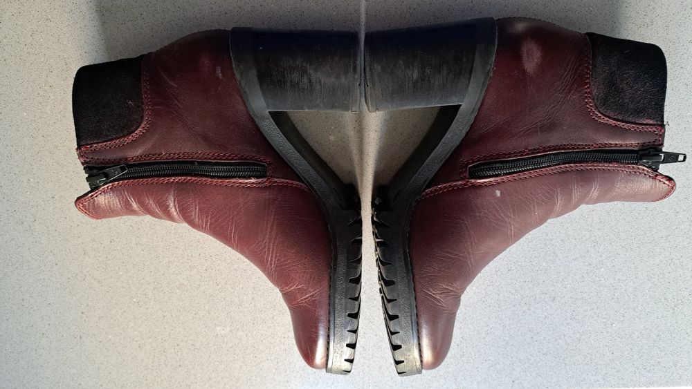 Botine piele naturala 35