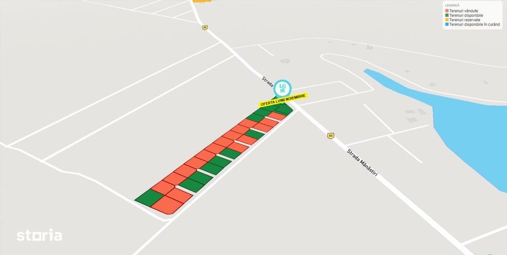 Teren Intravilan Rate Berceni Manastire | curent gaz la sosea | #LG5E