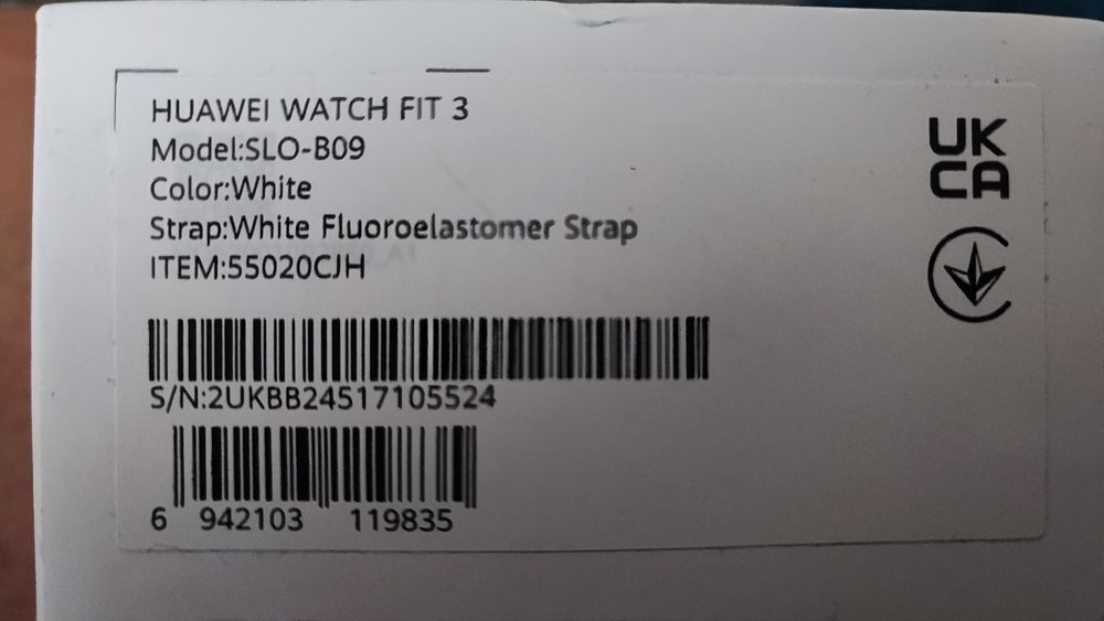 Huawei Watch Fit 3, full box, impecabil + 2 bratari noi cadou, superpret