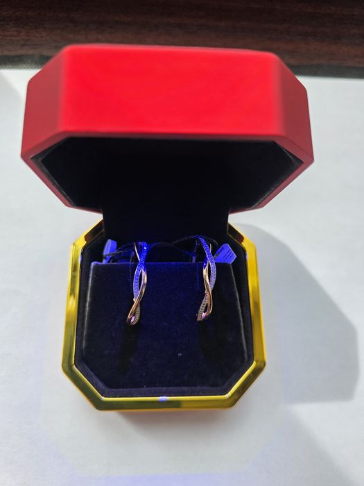 Стильные серьги-кольца