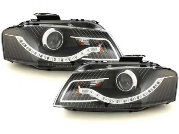 Фарове Ауди А3 8П ЛЕД Нови Audi A3 8P LED Нови Тунинг Затъмнени H9