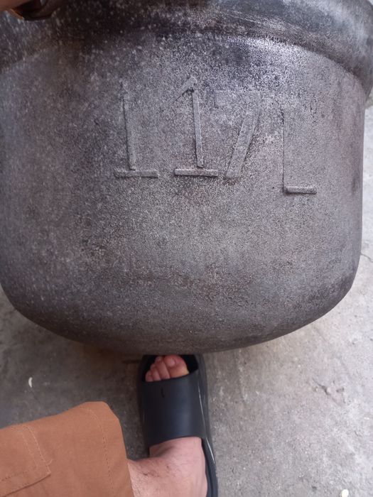 Vând ceaun de aluminiu de 117 litri